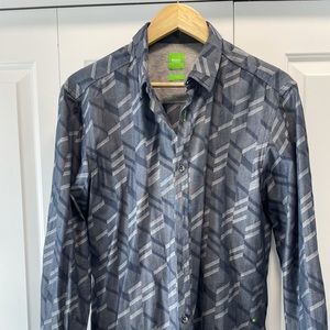 Hugo boss green shirt